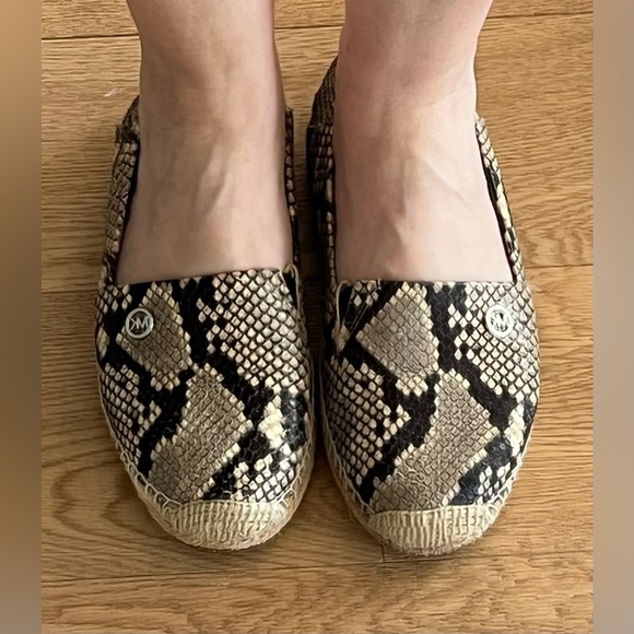 Michael Kors Shoes - Michael Kors snakeskin espadrilles size 9